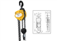 POLIPASTO MANUAL DE CADENA AY-PROF-1000-P(580380)