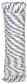 CUERDA POLIP. 4MMX25M BLANCO/TRICOLOR 424307002299