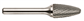 FRESA ARBOL C/RADIO 3206 Ø12X25MM d6 (32060122506)