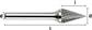 FRESA CONICA 3209 Ø6X19MM d6