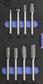 JUEGO FRESAS METAL DURO 8PCS (58922)