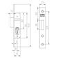 CERRAJA MCM EMBUTIR 1549 14MM
