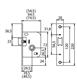 PICAPORTE UNIFICADO TESA EMBUTIR 2005/40HL