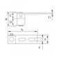 BISAGRA SOPORTE 40X40MM C/PLET. (15155)
