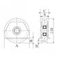 POLEA 30X80MM ANGULAR C/SOPORTE (25080)