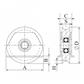 POLEA 30X80MM Ø20MM CON SOPORTE (24080)