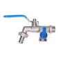 GRIFO ESFERA DOBLE SALIDA 1/2"X 3/4"X 3/4" (01106)