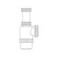 SIFON BOTELLA EXTENSIBLE 1" 1/2" (01590)