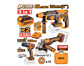 INGCO KIT TALADRO+AMOLAD.+MARTILLO 20V +2 B. 4AH