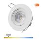 DOWNLIGHT LED EMP.5W LUZ CALIDA Ø9CM BLANCO(31652)