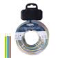 CARRETE CABLE TRENZADO 3X2,5MM 20M TRICOLOR(28741)