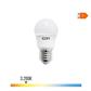 BOMBILLA ESFERICA LED E27  8,5W LUZ CALIDA (98724)