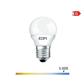 BOMBILLA ESFERICA LED E27 5W LUZ FRIA (98320)