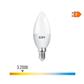 BOMBILLA VELA LED E14 7W LUZ CALIDA  (98951)