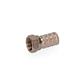 CONECTOR "F" MACHO PARABOLICA METALICO (50015)