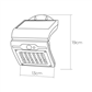 APLIQUE SOLAR 2W 220LM C/ SENSOR BLANCO (31846)