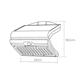 APLIQUE SOLAR 6W 430LM C/SENSOR  BLANCO (31848)