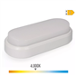 APLIQUE EXT. LED OVAL 18W Ø23CM LUZ DIA  (34721)