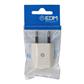 CLAVIJA 10A-250V 4MM BLANCA  (E40001)