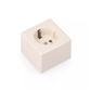 BASE TIPO F SUPERFICIE CUADRADA BLANCA (E41201)
