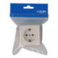 BASE TIPO F SUPERFICIE CUADRADA BLANCA (E41201)