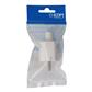 CLAVIJA GOMA 250V IP44 4,8MM. BLANCA (E42001)