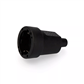 BASE AEREA GOMA 16A 250V IP44 4,8MM NEGRA (R42103)