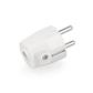 CLAVIJA TIPO F 10/16A T/TL 4,8MM BLANCA  (R40997)