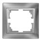 MARCO 1 ELEMENTO PLATA 83X81X10MM "EUROPA" (42949)