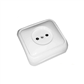 BASE SUPERFICIE 10/16A "SPA" BLANCO (43153)