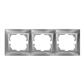 MARCO 3 E. HORIZ. PLATA 225X81X10MM EUROPA (42957)