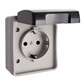 BASE FIJA ESTANCA 2P+T 16A 250V~ IP44  (R64034)