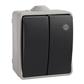 DOBLE CONMUTADOR ESTANCO 10AX 250V~ IP54 (R64037)