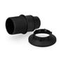 PORTALAMPARAS E-14 SEMI-ROSCADO NEGRO (R44011)