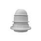 PORTALAMPARAS SEMIROSCADO E-27 BLANCO (44070)