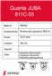 JUBA GUANTE 811C-55 INTERFACE PLUS 46CM T-9
