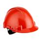 3M CASCO G3000NR RULETA VENTILADO ROJO