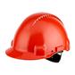 3M CASCO G3000NR RULETA VENTILADO ROJO