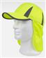 GORRA AMARILLO FLUOR CON PROTECTOR NUCA (WFA904)