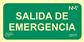 SEÑAL FOTOLUM. SALIDA EMERGENCIA 15X30CM B13106