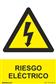CARTEL PELIGRO RIESGO ELECTRICO 30X40CM RD31007