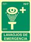 CARTEL FOTOLUM. LAVAOJOS EMERG. 21X30CM B/RD14109