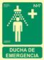 SEÑAL DUCHA DE EMERGENCIA 21X30CM B14107