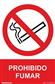 CARTEL PROHIBIDO FUMAR 21X30CM RD40000