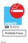 CARTEL ESPACIO SIN HUMO 21X30CM RD40052