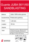 JUBA GUANTE 5611/60 SANDBLASTING LATEX GRUESO
