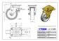 RUEDA ALEX 2-1635 Ø150MM GIRAT. FRENO 500KG NYLON