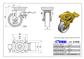 RUEDA ALEX 2-1618 Ø100MM GIRAT. FRENO 300KG NYLON