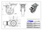 RUEDA ALEX 2-1194 Ø100MM GIRAT. FRENO 200KG NYLON