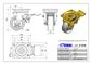 RUEDA ALEX 2-1616 Ø80MM GIRAT. FRENO 250KG NYLON